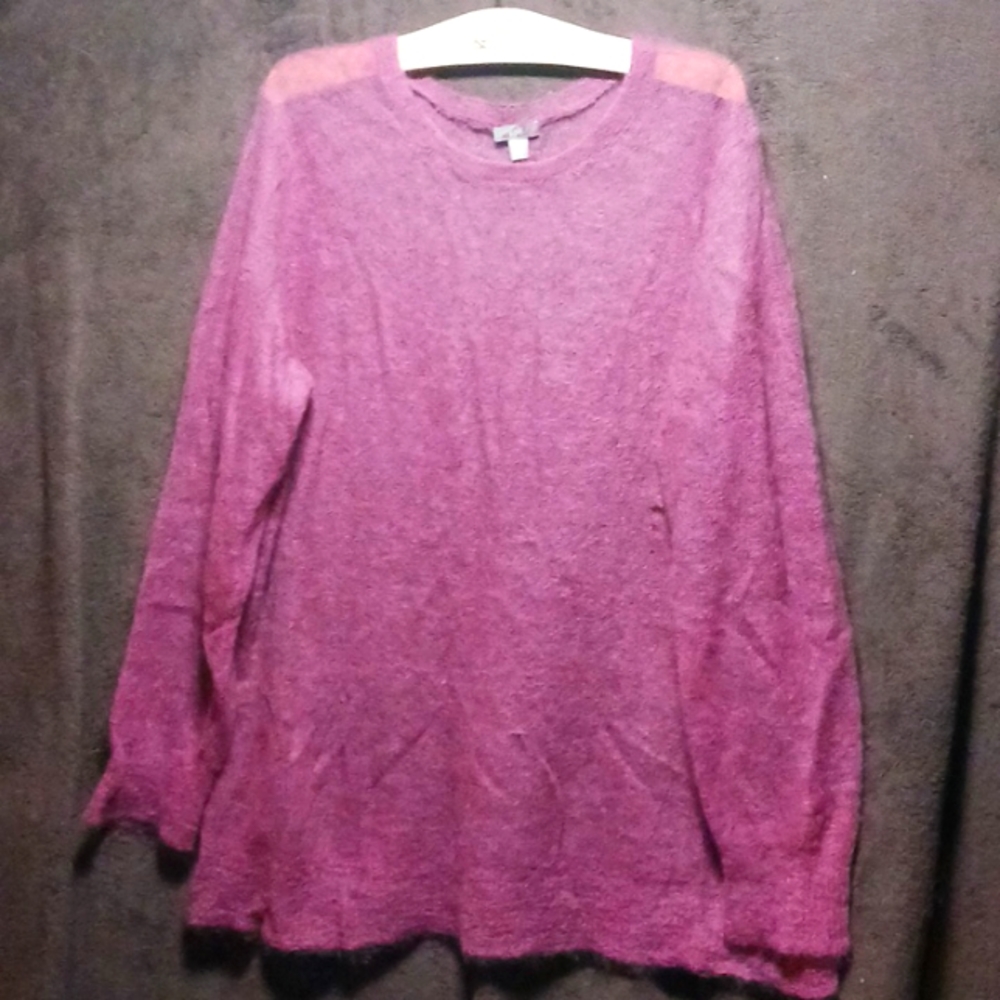 J. Jill, 2XL, Expensive Mauve Sweater (Hole)